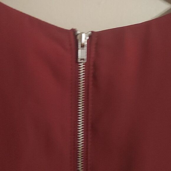 Charming Charlie Chiffon Like Dress in Raspberry - Picture 5 of 6
